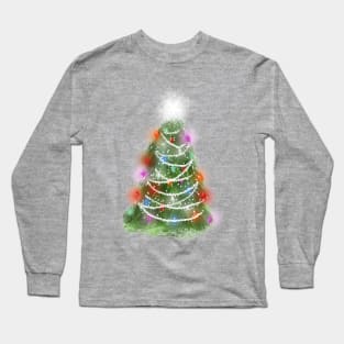 An Old Fashioned Christmas Tree Long Sleeve T-Shirt